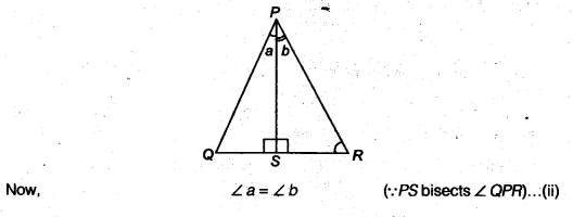 NCERT Solutions for Class 9 Maths Chapter 5 Triangles 5.4 5a